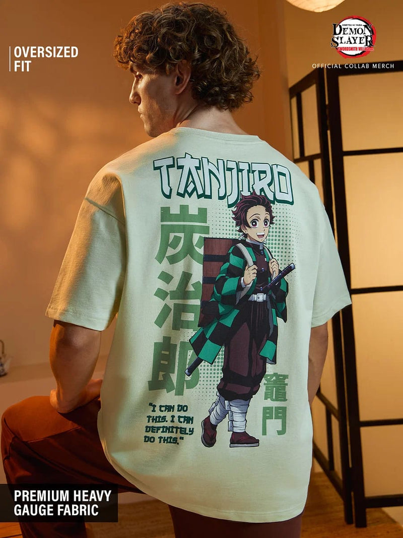 Demon Slayer Tanjiro Water Breathing Graphic T-Shirt